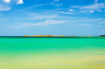 Scenic view of beach