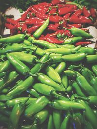 Close-up of vegetables for sale in market