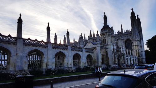 View of buildings against sky in city