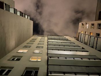 Buildings in the city at night