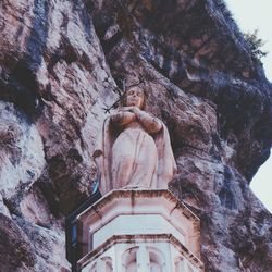 Low angle view of statue