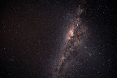 Low angle view of stars in sky at night