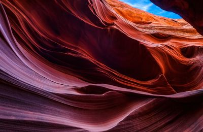 Full frame shot of rock formations