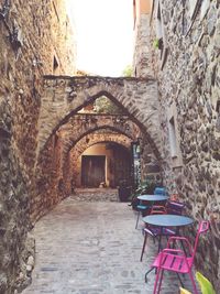 Archway of building