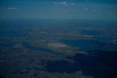 Aerial view of landscape