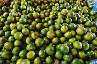 Full frame shot of fruits