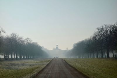 View of park against clear sky