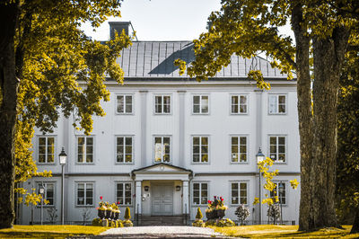 Facade of building