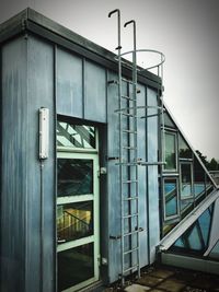 Low angle view of building against sky