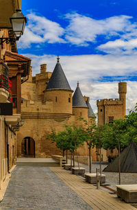 View of historic building against sky