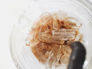 Close-up of drink in glass