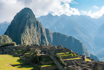 Machu picchu and huayna picchu