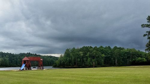 Scenic view of landscape against sky