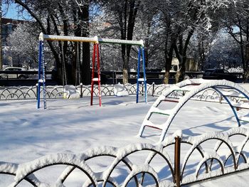 Built structure in winter