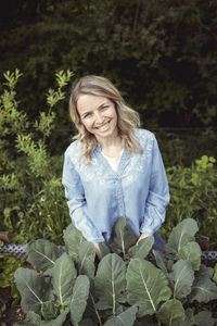 Portrait of a smiling young woman