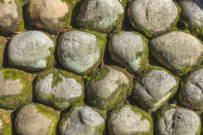 Full frame shot of firewood