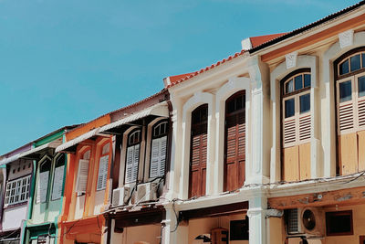 Low angle view of building against sky