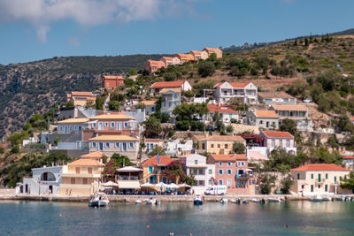 Buildings in city at waterfront