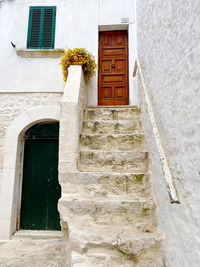 Entrance of building