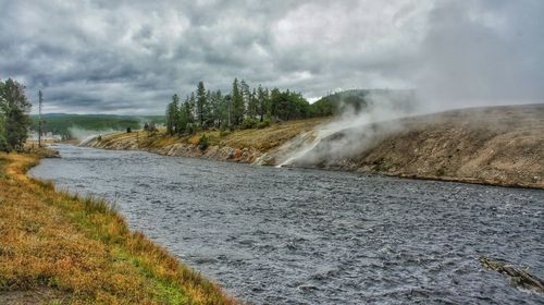 Scenic view of landscape against sky