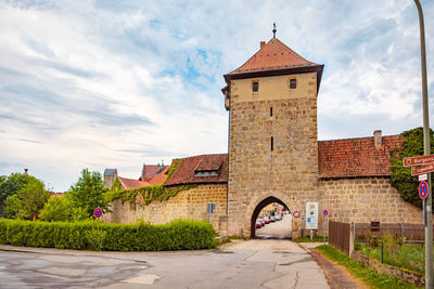 View of historic building against sky