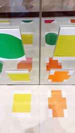 Full frame shot of multi colored pencils