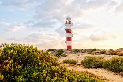 Lighthouse against sky