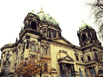 Low angle view of cathedral
