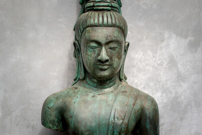 Close-up of buddha statue