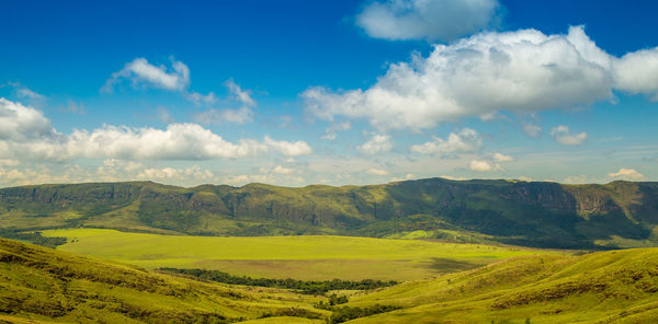 Panoramic view of landscape against sky