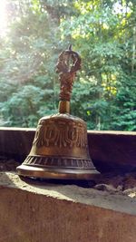 Close-up of old bell