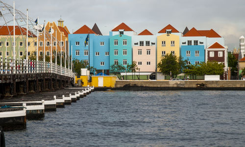 View of buildings at waterfront