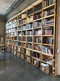 View of books in shelf