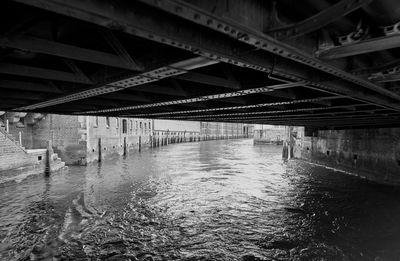 View of bridge over river