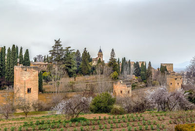 View of old building against sky