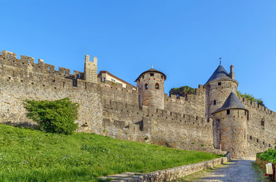 Historic building against blue sky