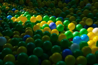 Full frame shot of balloons balls