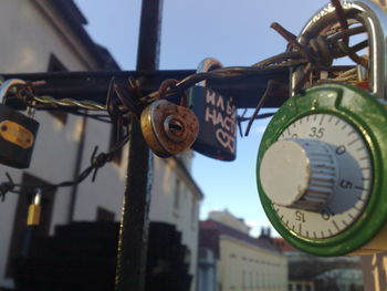Close-up of rusty metal