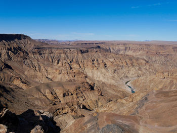 Rock formations in desert