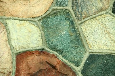 Full frame shot of stone tiled floor