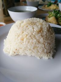 Close-up of food in plate