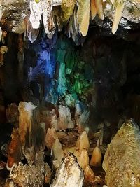Full frame shot of rocks in water