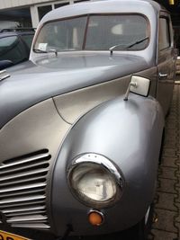 Vintage car on street