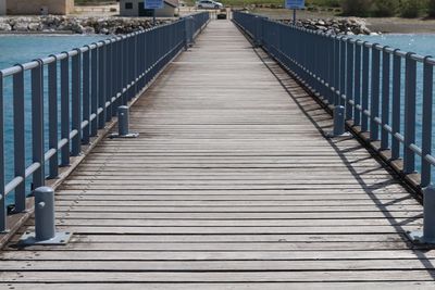 Footbridge on boardwalk