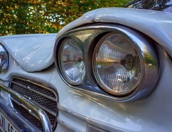 Close-up of vintage car