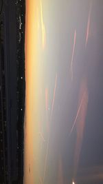 Scenic view of silhouette landscape against sky during sunset