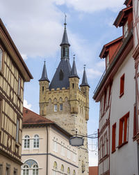 Low angle view of building against sky