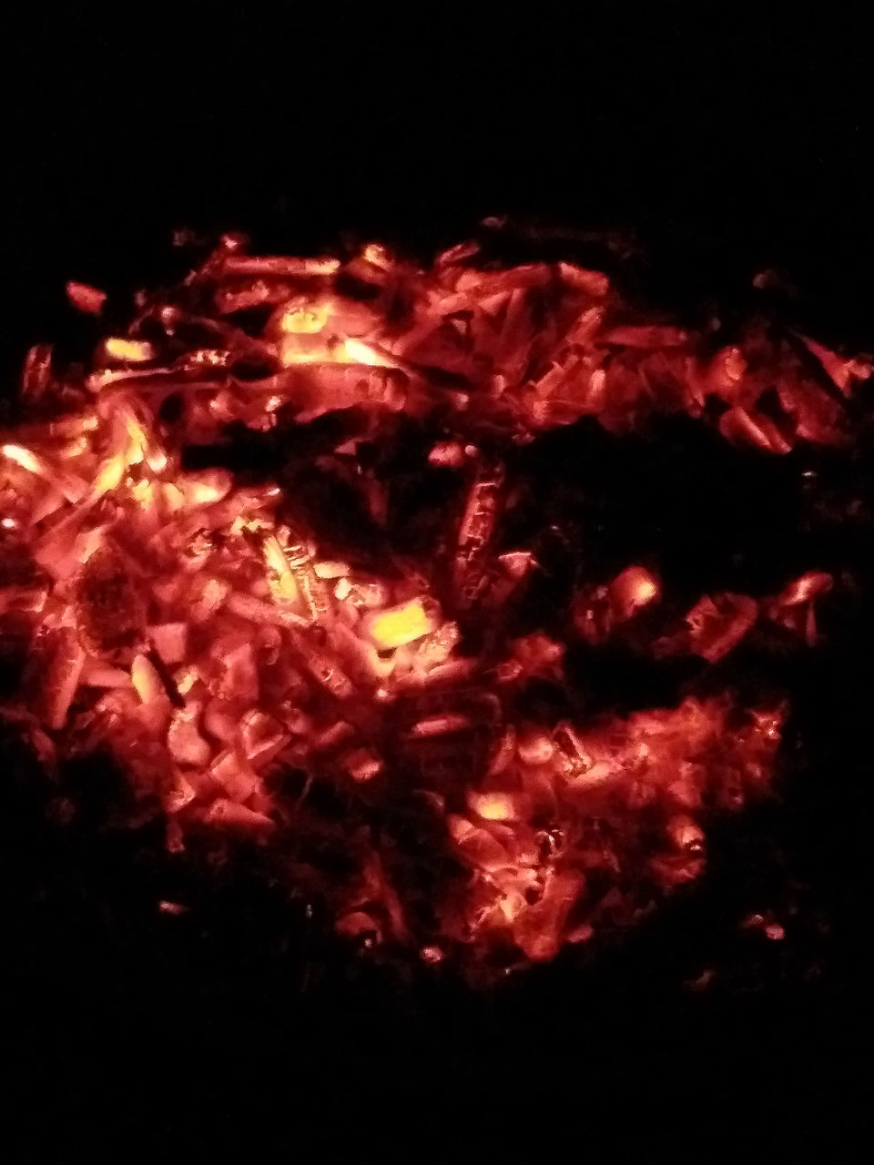 CLOSE-UP OF ILLUMINATED FIRE