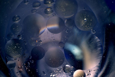 Full frame shot of wet glass window