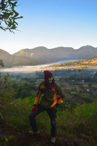 Rinjani mountain national park, indonesia